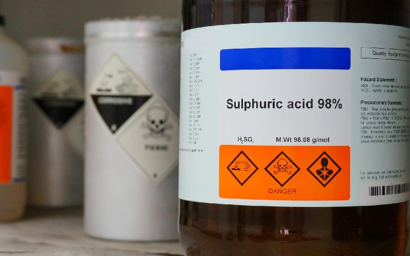 مصارف خانگی اسید سولفوریک